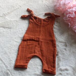 Tuinbroek Roest Met Gouden Glitter